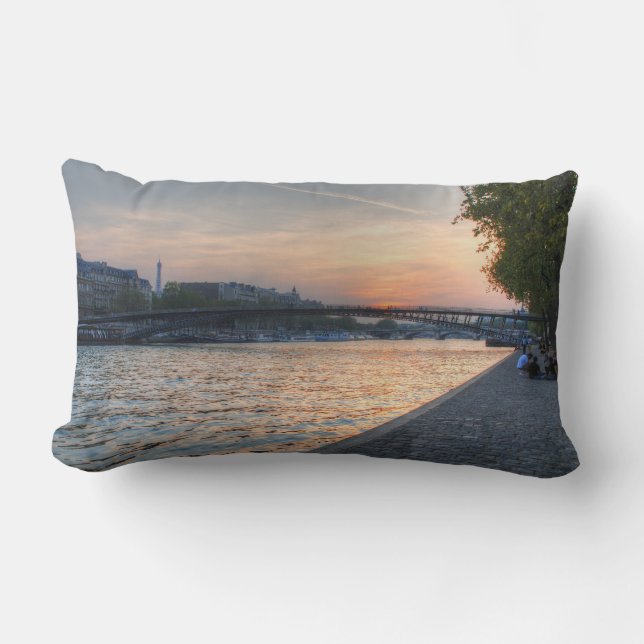 Seine sunset kussen (Voorkant)
