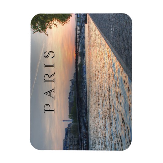 Seine sunset magneet (Verticaal)