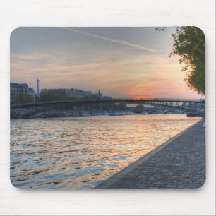 Seine sunset muismat