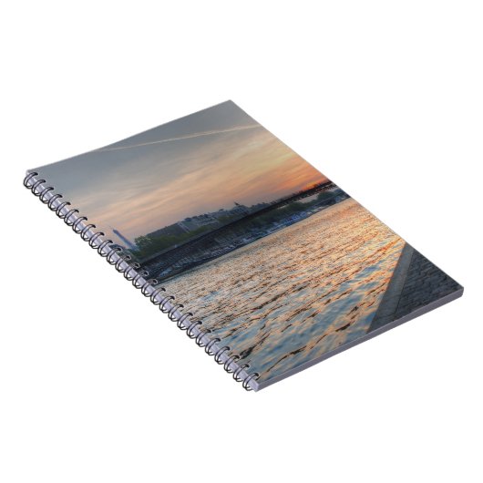 Seine sunset notitieboek (Rechterzijde)