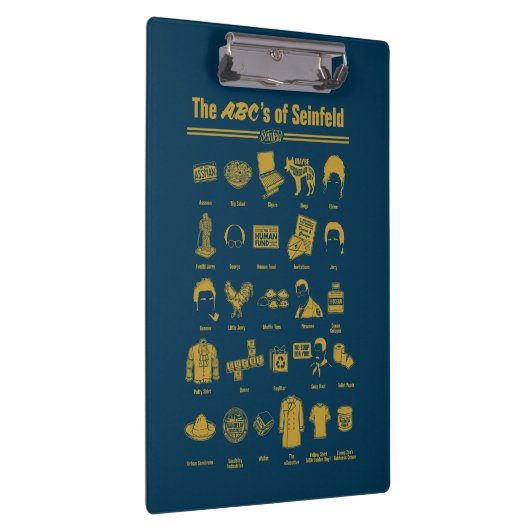 Seinfeld | ABC's van Seinfeld Infographic Klembord (Rechts)