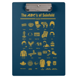 Seinfeld ABC's van Seinfeld Infographic Klembord