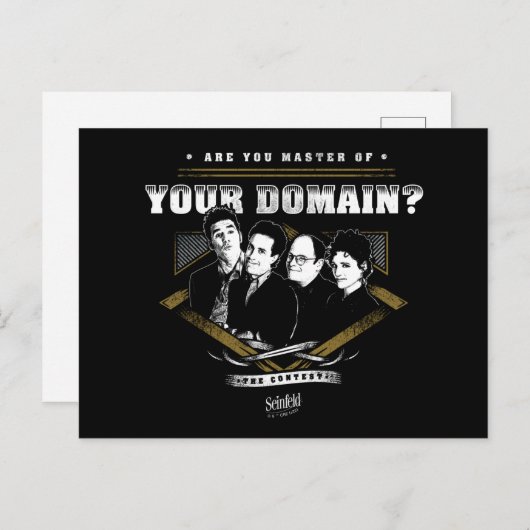Seinfeld | Bent u de baas van uw domein? Briefkaart (Voorkant / Achterkant)