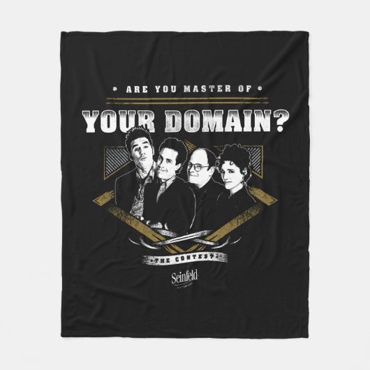 Seinfeld | Bent u de baas van uw domein? Fleece Deken (Voorkant)