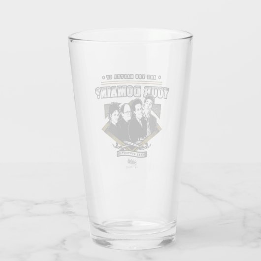 Seinfeld | Bent u de baas van uw domein? Glas (Achterkant)