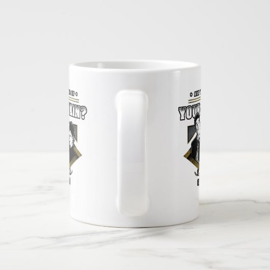 Seinfeld | Bent u de baas van uw domein? Grote Koffiekop (Achterkant)