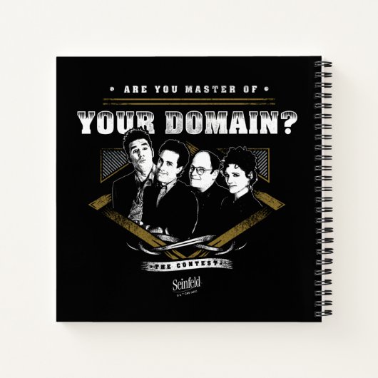 Seinfeld | Bent u de baas van uw domein? Notitieboek (Achterkant)