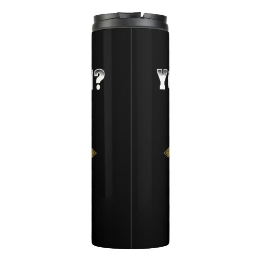 Seinfeld | Bent u de baas van uw domein? Thermosbeker (Achterkant)