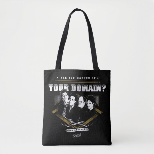 Seinfeld | Bent u de baas van uw domein? Tote Bag (Voorkant)