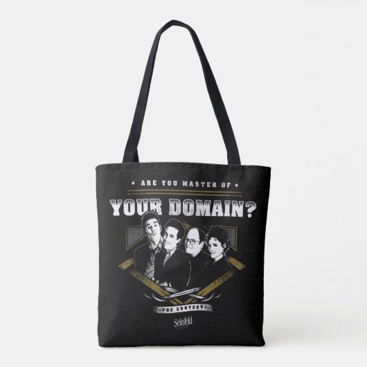 Seinfeld | Bent u de baas van uw domein? Tote Bag (Achterkant)