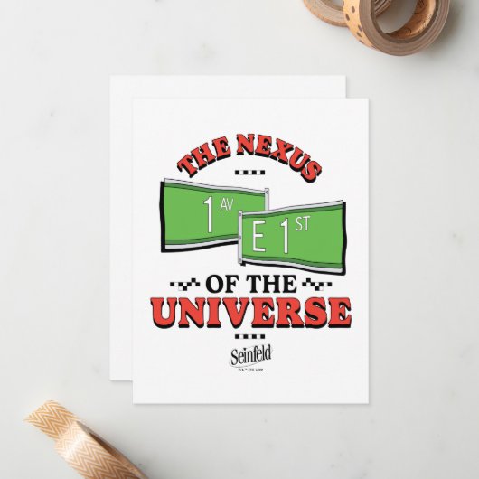 Seinfeld | De samenhang van het universum Notitiekaartje (Voorkant / Achterkant in situ)