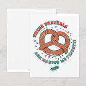 Seinfeld | Deze pretzels maken me dorstig Notitiekaartje (Voorkant / Achterkant)