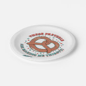 Seinfeld | Deze pretzels maken me dorstig Papieren Bordje (Gekanteld)