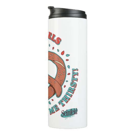 Seinfeld | Deze pretzels maken me dorstig Thermosbeker (Geroteerd rechts)