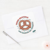 Seinfeld | Deze pretzels maken me dorstig Vierkante Sticker (Envelop)