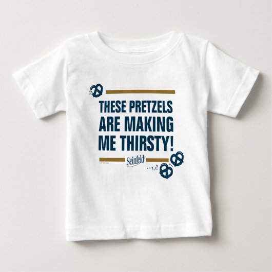 Seinfeld | "Deze pretzels" Typografie Grafisch (Voorkant)