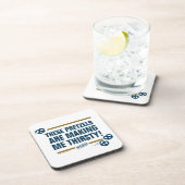 Seinfeld | "Deze pretzels" Typografie Grafisch Bier Onderzetter (Rechterzijde)