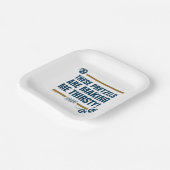 Seinfeld | "Deze pretzels" Typografie Grafisch Papieren Bordje (Gebogen)