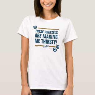 Seinfeld   "Deze pretzels" Typografie Grafisch T-shirt