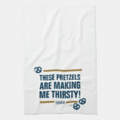 Seinfeld | "Deze pretzels" Typografie Grafisch Theedoek (Verticaal)