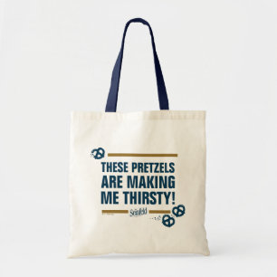 Seinfeld "Deze pretzels" Typografie Grafisch Tote Bag
