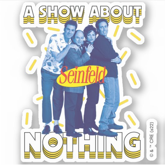 Seinfeld | Een Show over niets Sticker (Voorkant)