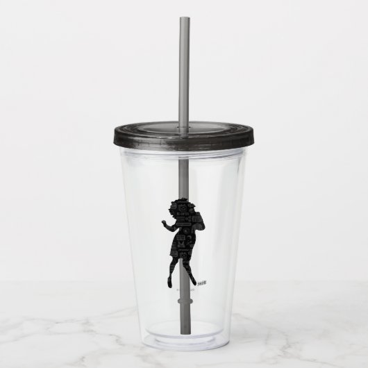 Seinfeld | Elaine Dance Silhouette Acryl Drinkbeker (Voorkant)
