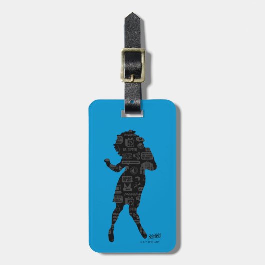 Seinfeld | Elaine Dance Silhouette Bagagelabel (Voorkant verticaal)