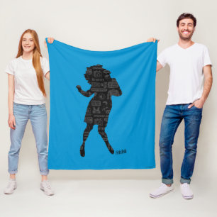 Seinfeld   Elaine Dance Silhouette Fleece Deken