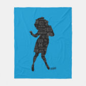 Seinfeld | Elaine Dance Silhouette Fleece Deken (Voorkant)