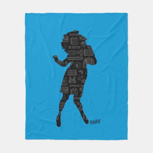 Seinfeld | Elaine Dance Silhouette Fleece Deken (Voorkant)