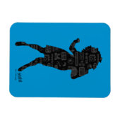 Seinfeld | Elaine Dance Silhouette Magneet (Horizontaal)