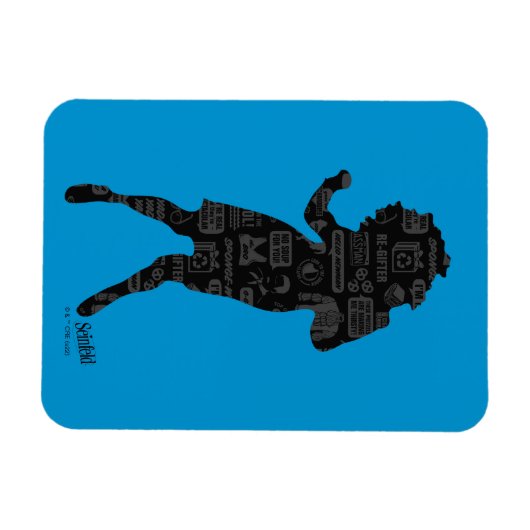 Seinfeld | Elaine Dance Silhouette Magneet (Horizontaal)