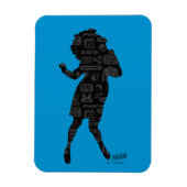 Seinfeld | Elaine Dance Silhouette Magneet (Verticaal)