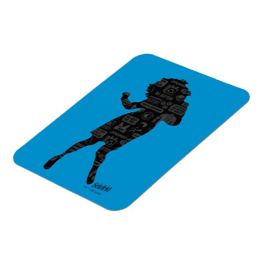 Seinfeld | Elaine Dance Silhouette Magneet (Linkerzijde)