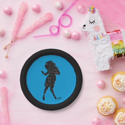 Seinfeld | Elaine Dance Silhouette Papieren Bordje (Feest)