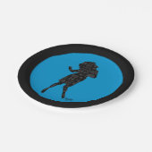 Seinfeld | Elaine Dance Silhouette Papieren Bordje (Gekanteld)