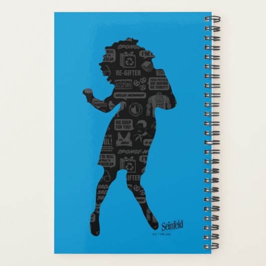 Seinfeld | Elaine Dance Silhouette Planner (Achterkant)