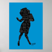 Seinfeld | Elaine Dance Silhouette Poster (Voorkant)