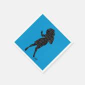 Seinfeld | Elaine Dance Silhouette Servet (Hoek)