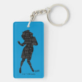 Seinfeld | Elaine Dance Silhouette Sleutelhanger (achterkant)