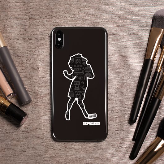 Seinfeld | Elaine Dance Silhouette Sticker