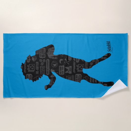 Seinfeld | Elaine Dance Silhouette Strandlaken (Voorkant)