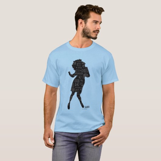 Seinfeld | Elaine Dance Silhouette T-shirt (Voorkant volledig)