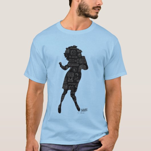 Seinfeld | Elaine Dance Silhouette T-shirt (Voorkant)