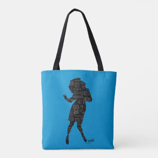 Seinfeld | Elaine Dance Silhouette Tote Bag (Achterkant)