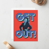 Seinfeld | Elaine - Get Out! Notitiekaartje (Voorkant / Achterkant in situ)