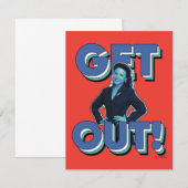Seinfeld | Elaine - Get Out! Notitiekaartje (Voorkant / Achterkant)