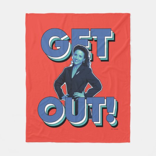 Seinfeld | Elaine - Wegwezen! Fleece Deken (Voorkant)