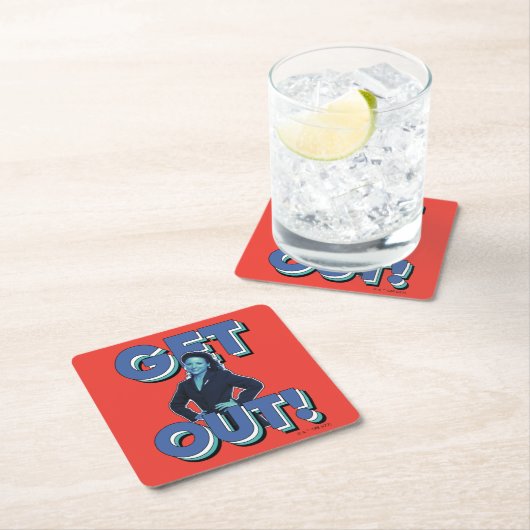 Seinfeld | Elaine - Wegwezen! Kartonnen Onderzetters (Insitu)